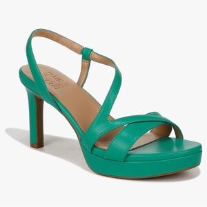 Naturalizer jade Green Strappy High Heel Sandals size 10